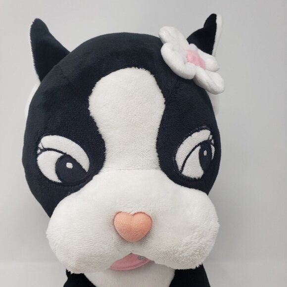 Build A Bear REBECCA BONBON French Bulldog Hello Kitty Plush Black White - Picture 8 of 10